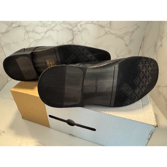 Call It Spring Men's Loafers Black Leather 10 Casual Comfort Dress Arch Shoes - Picture 5 of 7